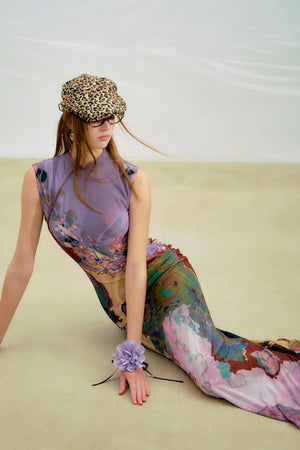 Sancai Contrast Dress