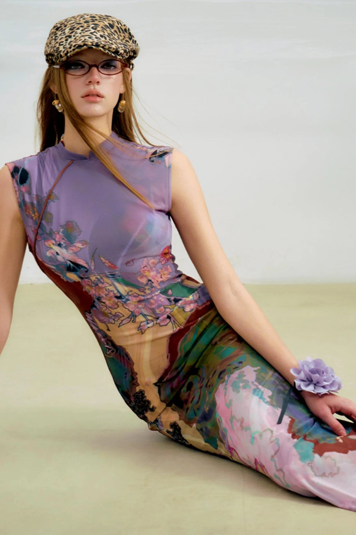 Sancai Contrast Dress