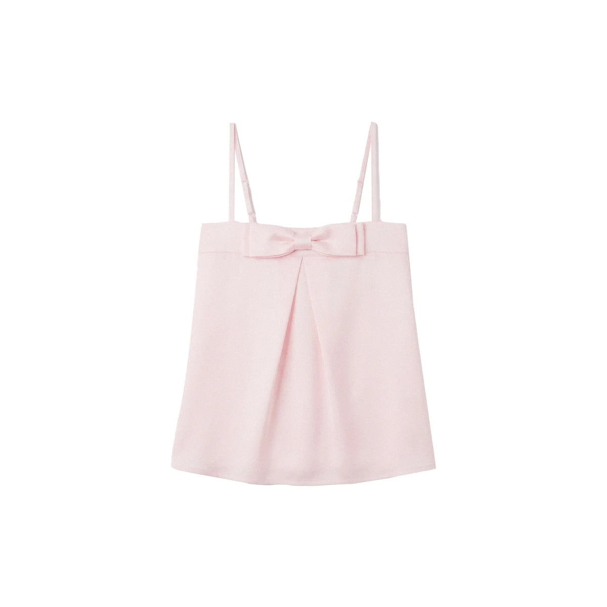 Satin Bowknot Camisole Set-Up