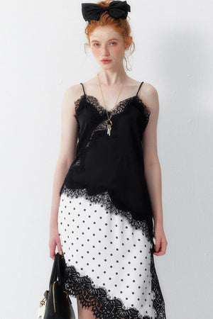 Satin Lace Short Camisole