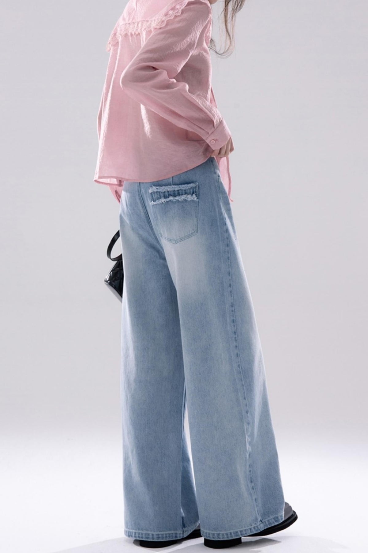 Satin Pleated Pants