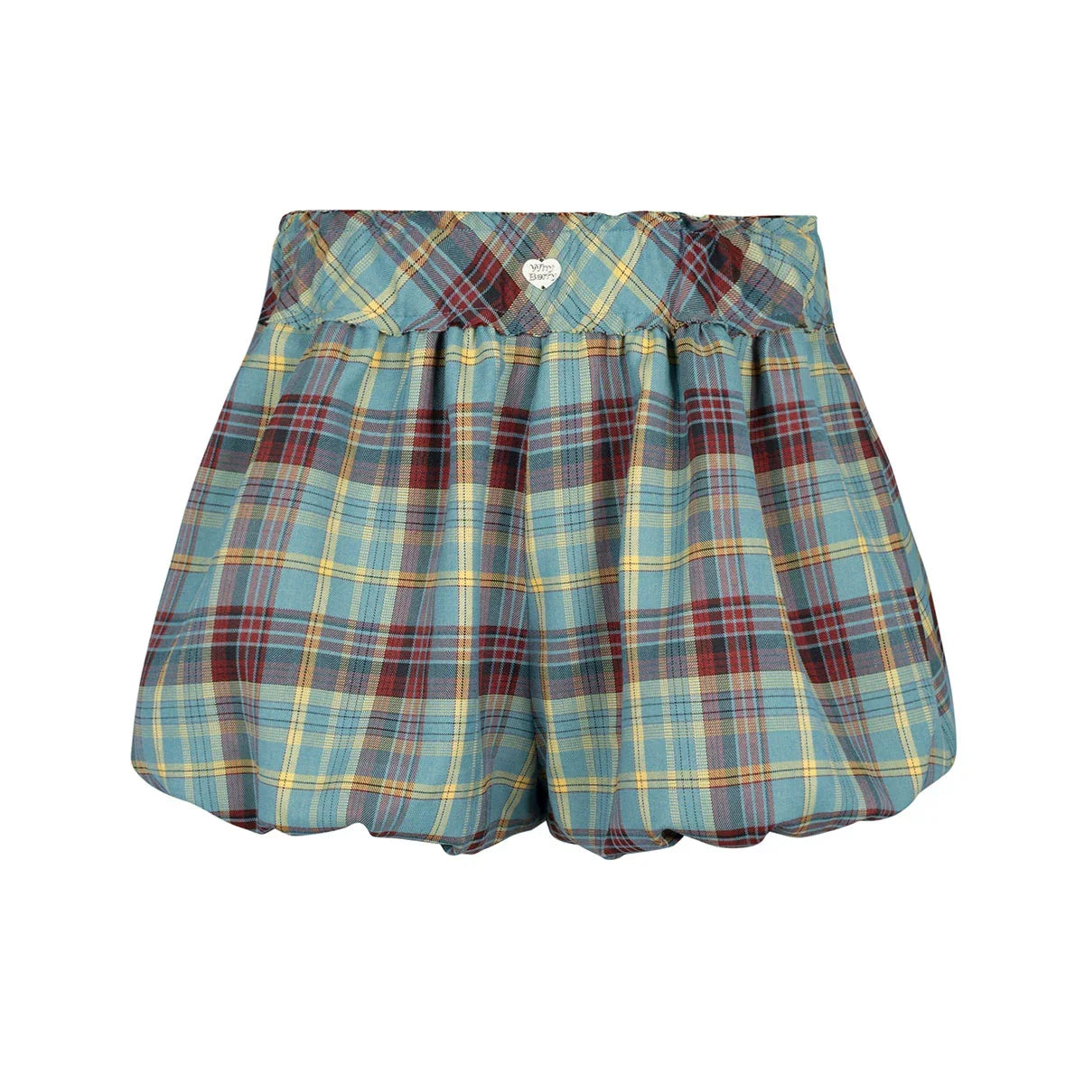 School Bud Plaid Shorts Skirt