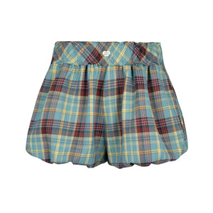 School Bud Plaid Shorts Skirt