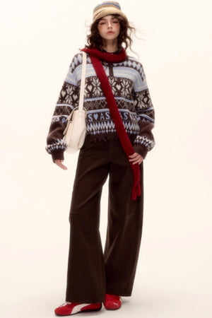 Scimitar Red Belt Denim Pants