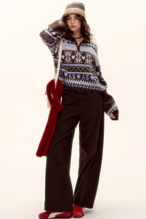 Scimitar Red Belt Denim Pants