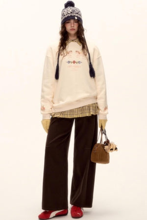 Scimitar Red Belt Denim Pants
