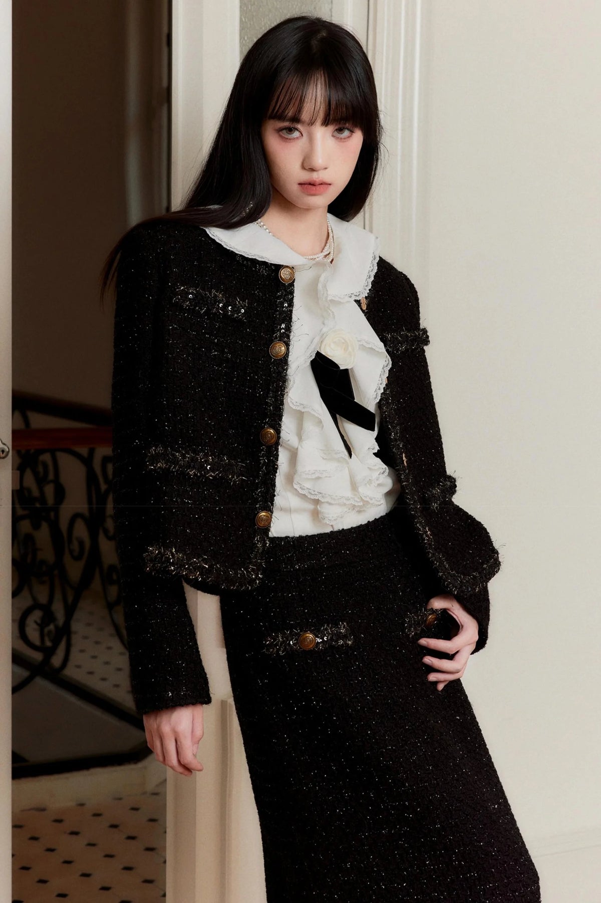 Scottish Premium Shirt Jacket & Skirt Set-Up