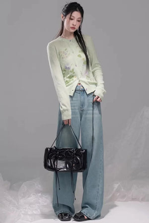 Sea Blue Lyocell Jeans