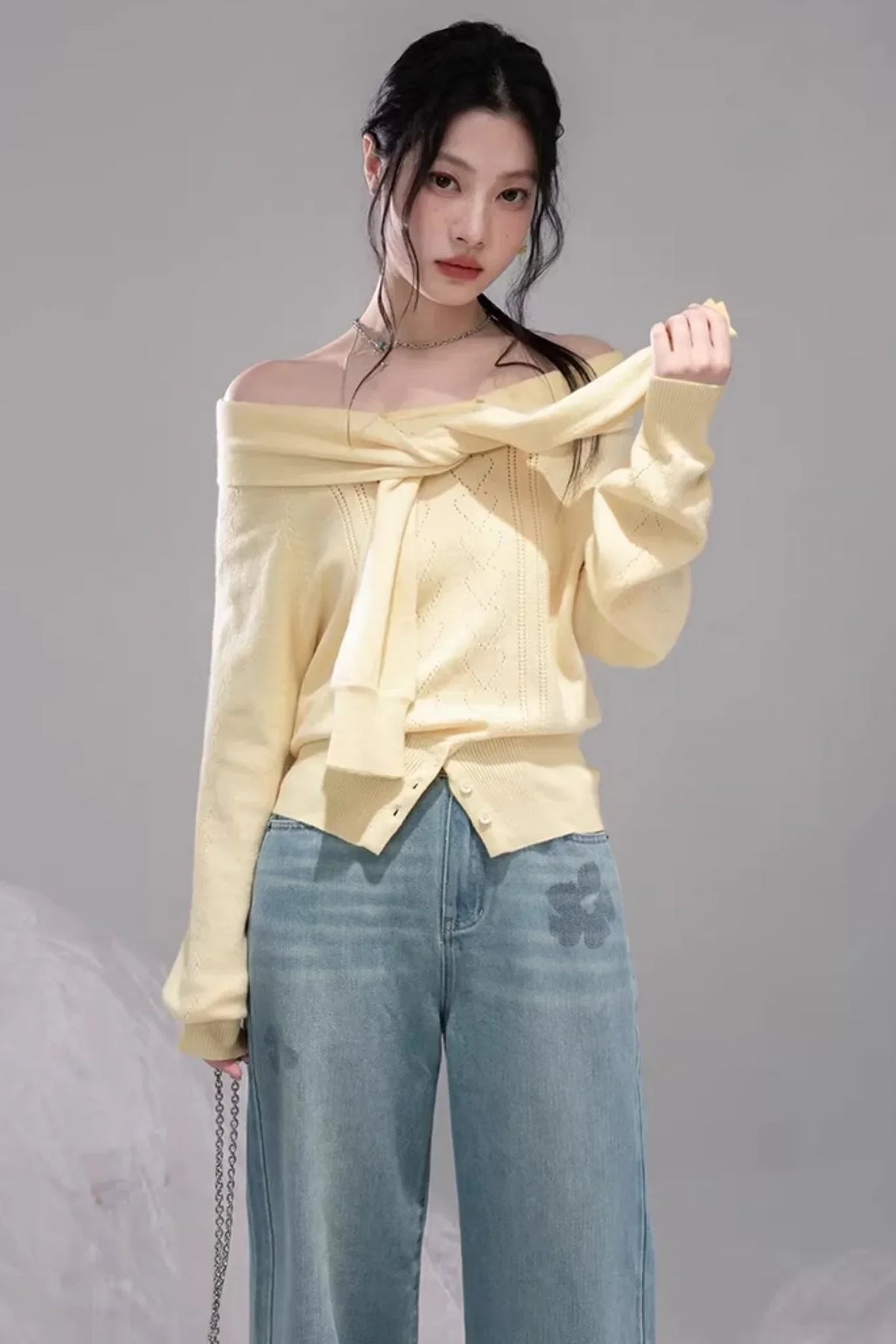 Sea Blue Lyocell Jeans