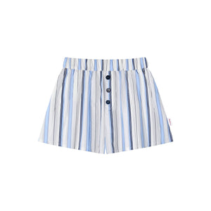Sea Pleated Skirt