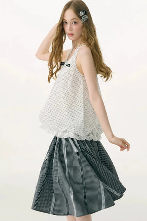 Sea Salt Lace Polka Dot Camisole