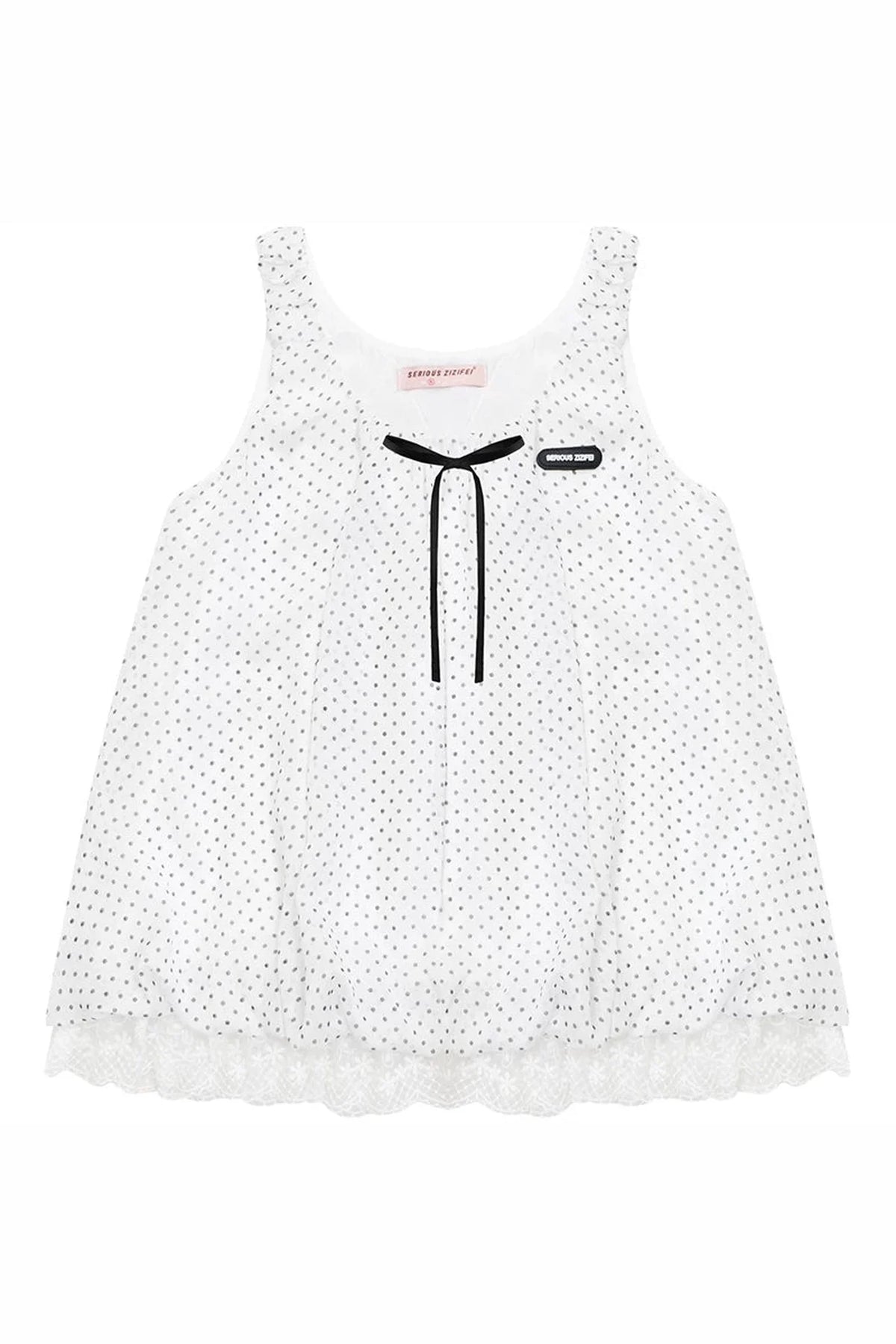 Sea Salt Lace Polka Dot Camisole