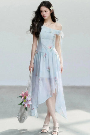 Sea Salt Rose Print Dress