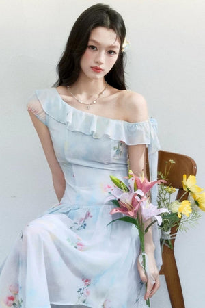 Sea Salt Rose Print Dress