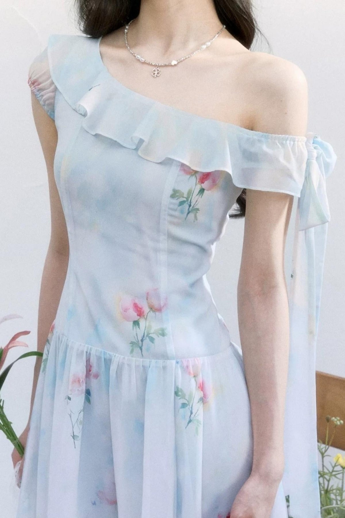 Sea Salt Rose Print Dress