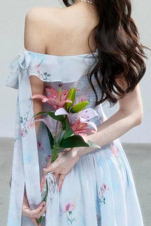 Sea Salt Rose Print Dress
