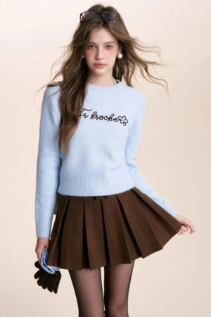 Sea Salt Wool Ribbon Sweater