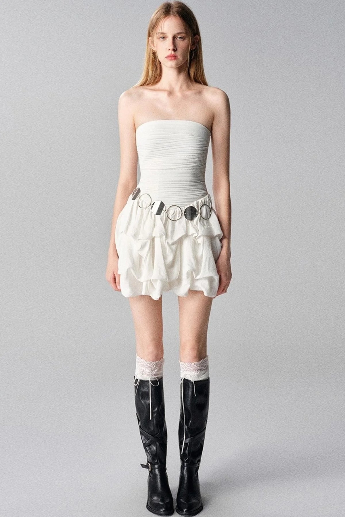 Seas Birch Breeze Pleated Dress