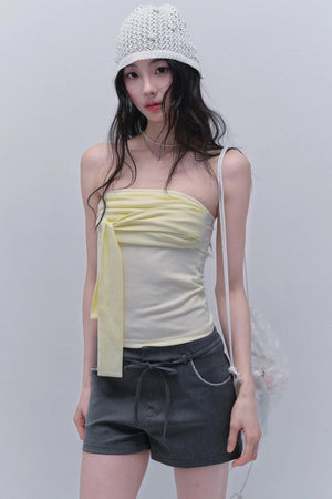 Seaside Bandeau Cropped Top