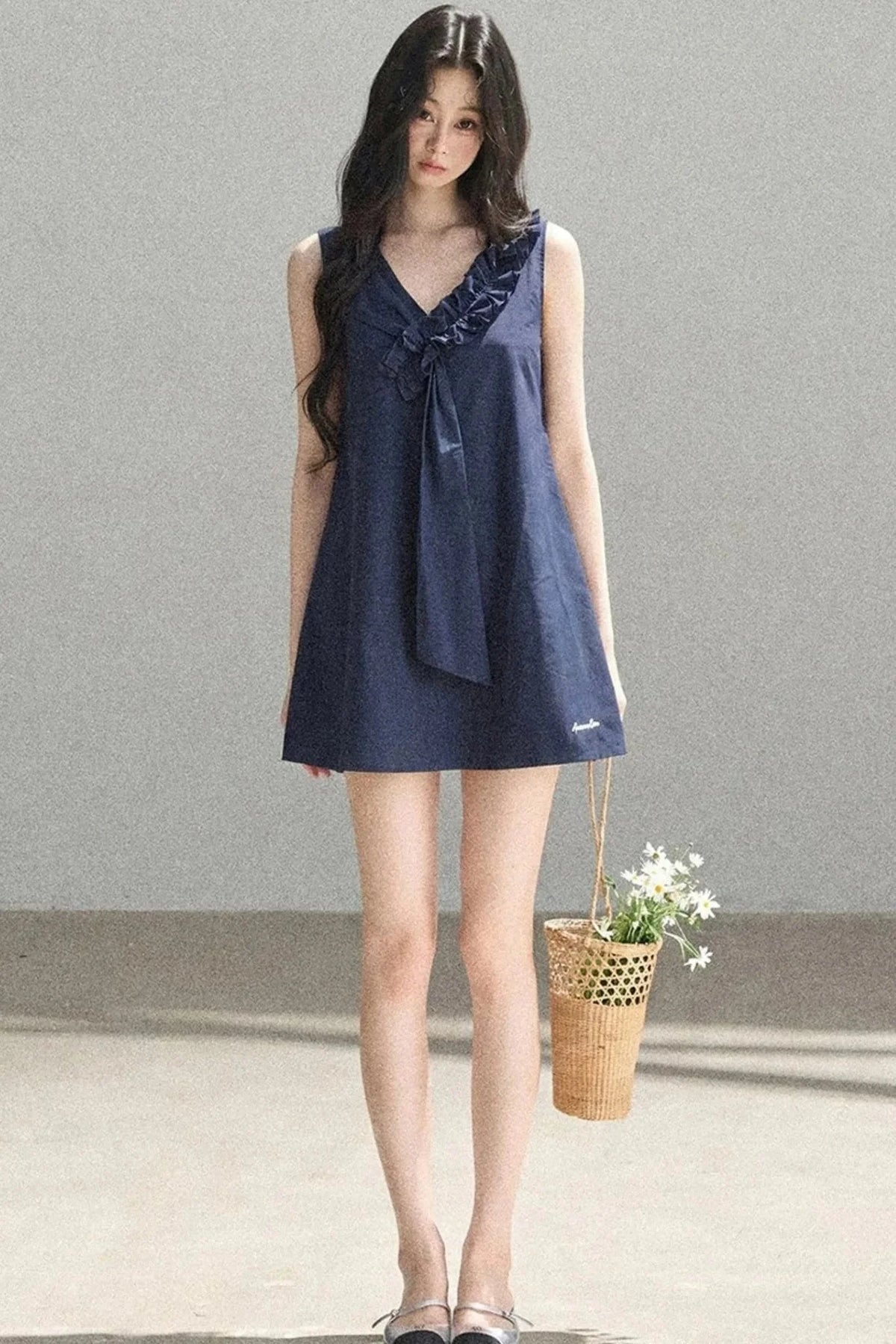Seaside Breeze Ruffled Dress
