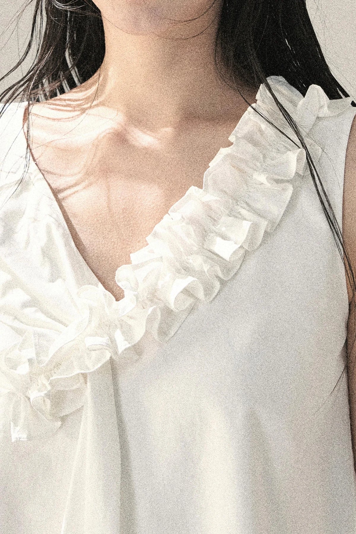 Seaside Breeze Ruffled Dress