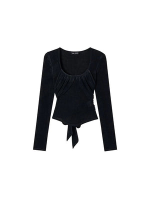 Sense Niche Strappy Long Sleeve Top