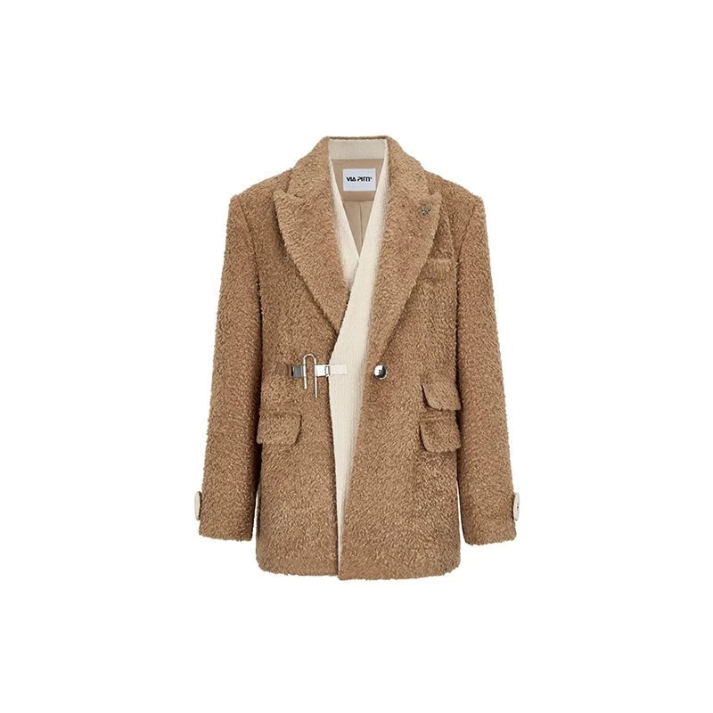 sense wool suit collar wool coat jacket