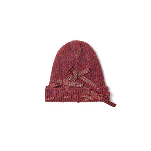 series shows the face of the small beanie hat