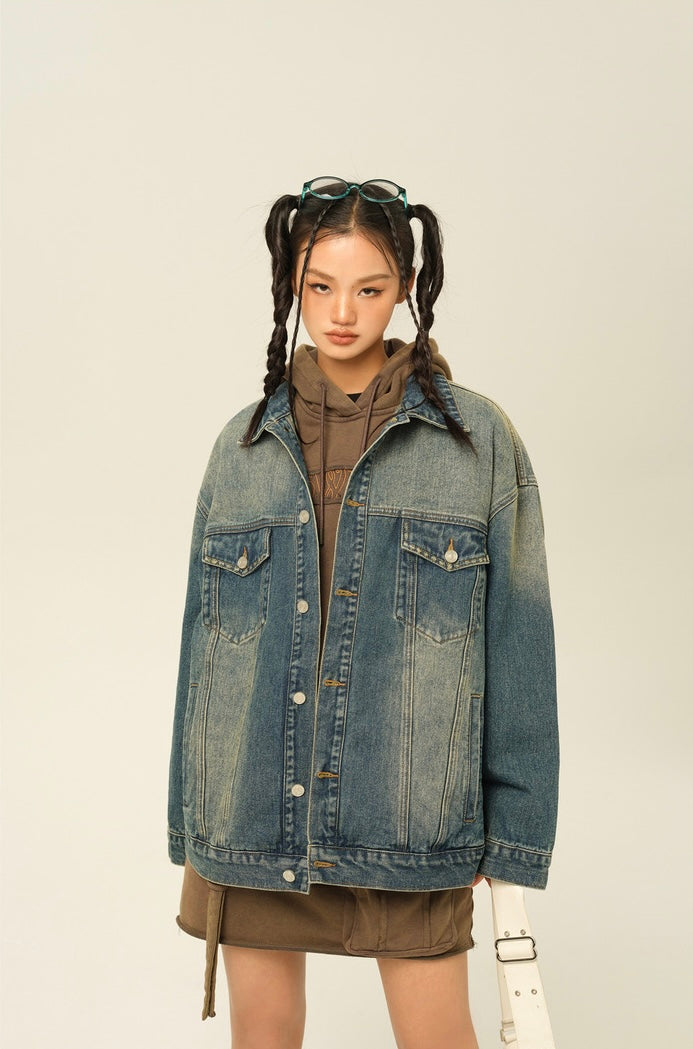 Set-up denim jacket