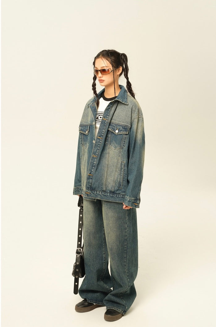 Set-up denim jacket