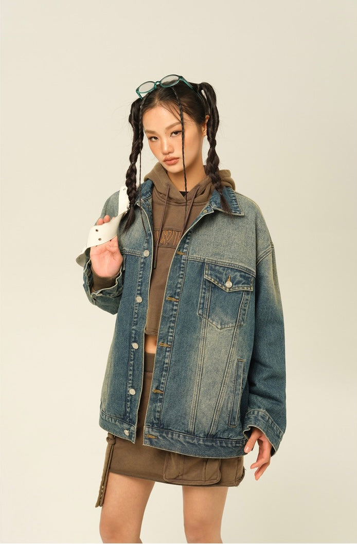 Set-up denim jacket