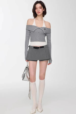 Sexy A-Line Blazer Skirt