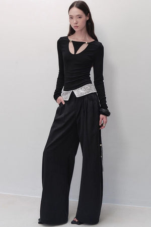 Shadow Rhyme Knit Top
