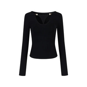 Shadow Rhyme Knit Top