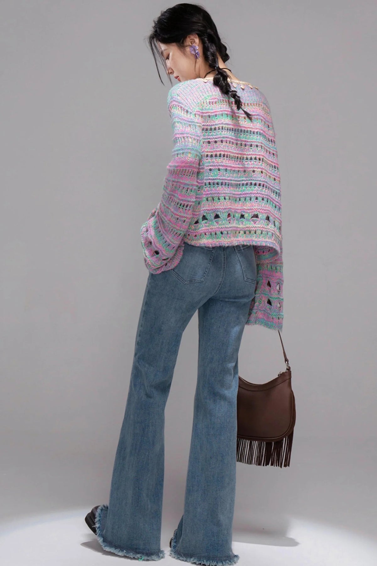 Shaping Blue Flared Jeans