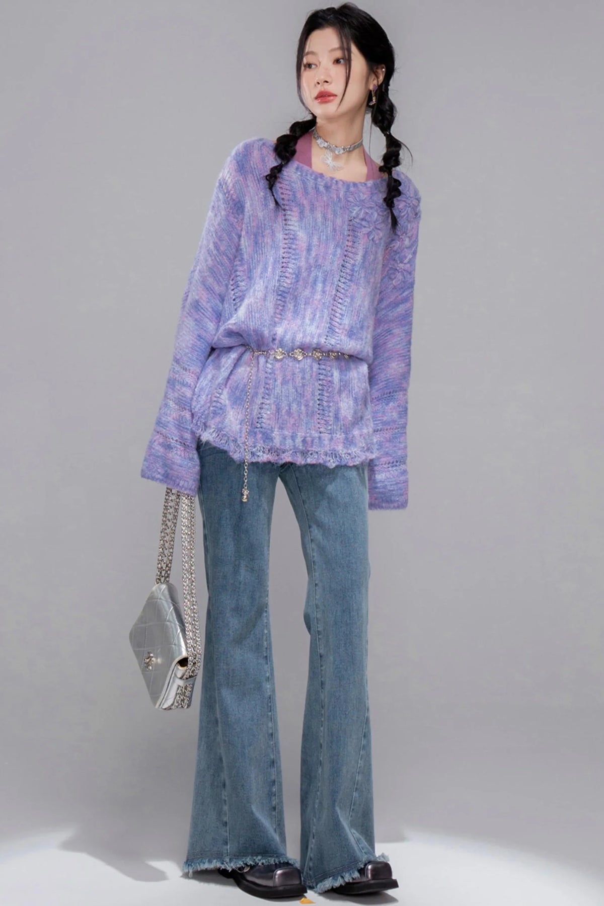 Shaping Blue Flared Jeans