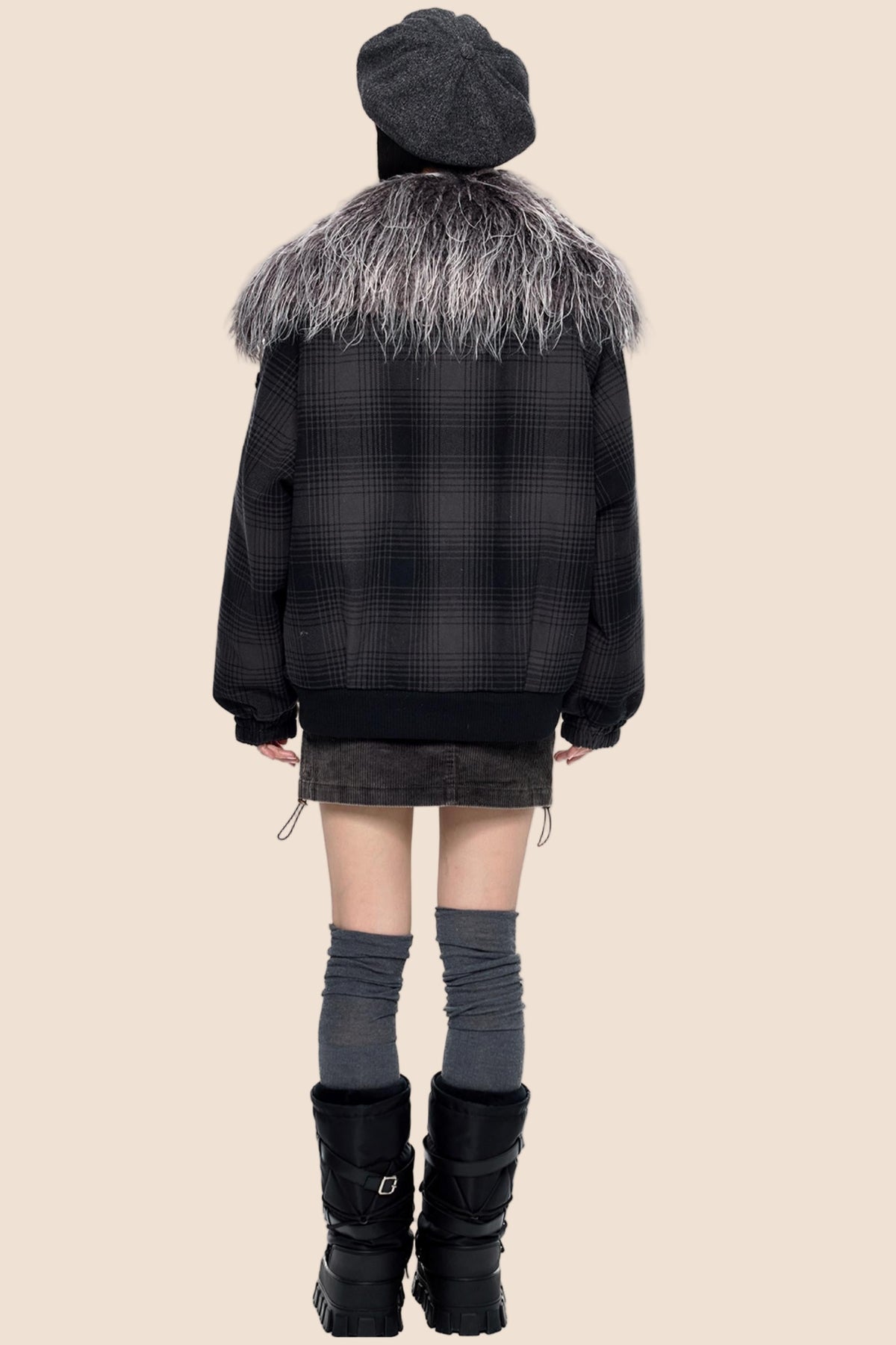 Shawl Plaid Cotton Jacket