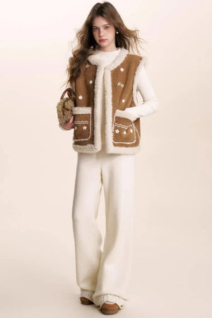 Shearling Lamb Wool Vest