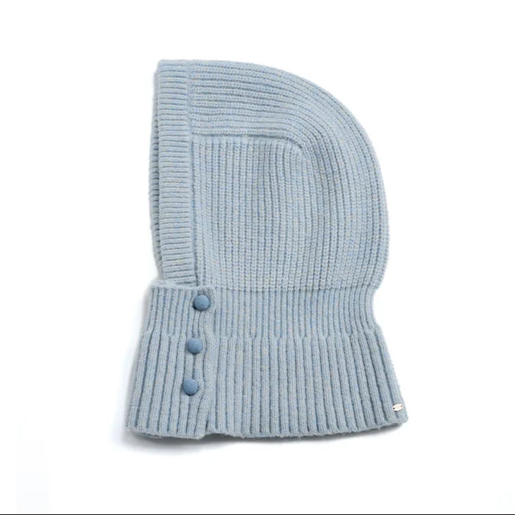 Sheep Wool Blend Knitted Balaclava