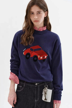 Sheep Wool Jacquard Sweater