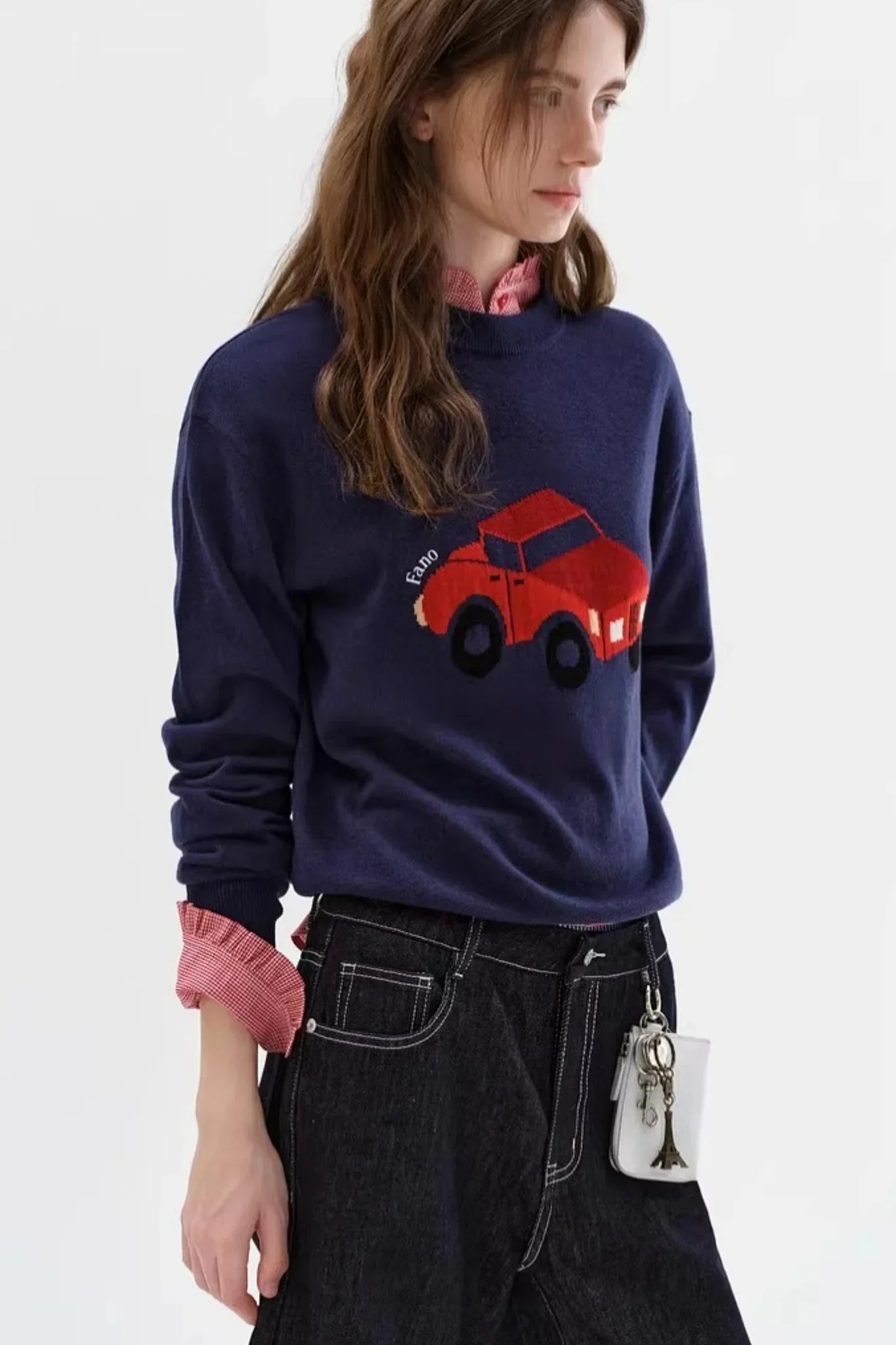 Sheep Wool Jacquard Sweater