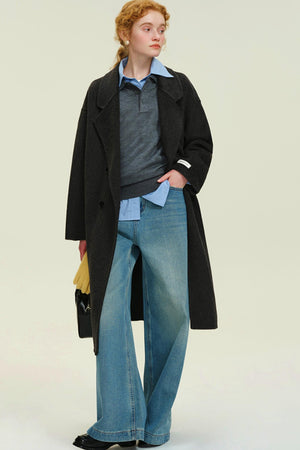 Sheep Wool Reversible Coat