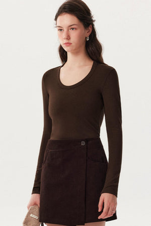 Sheep Wool Slim Knitwear Sweater