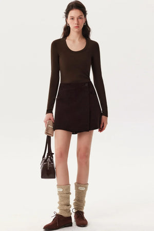 Sheep Wool Slim Knitwear Sweater