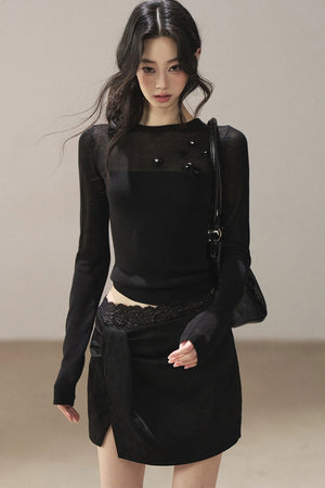Sheer Autumn Base Blouse