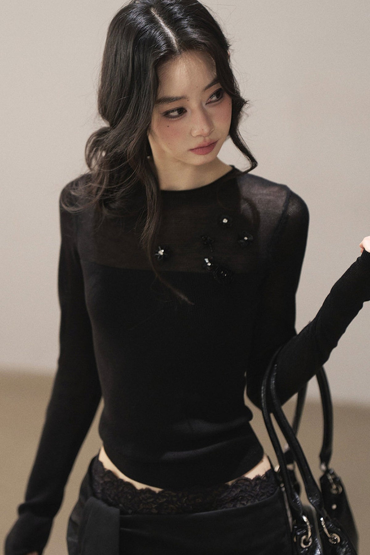 Sheer Autumn Base Blouse