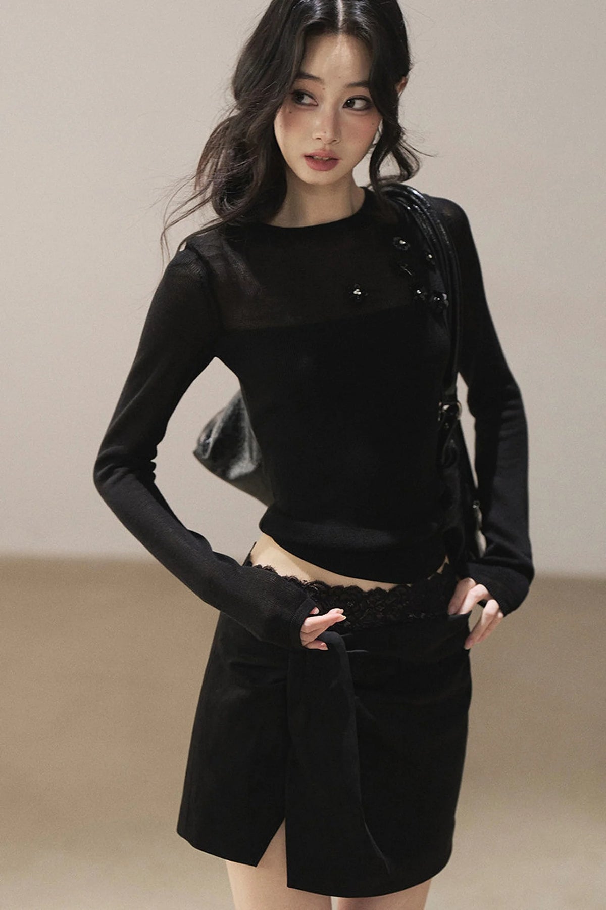 Sheer Autumn Base Blouse