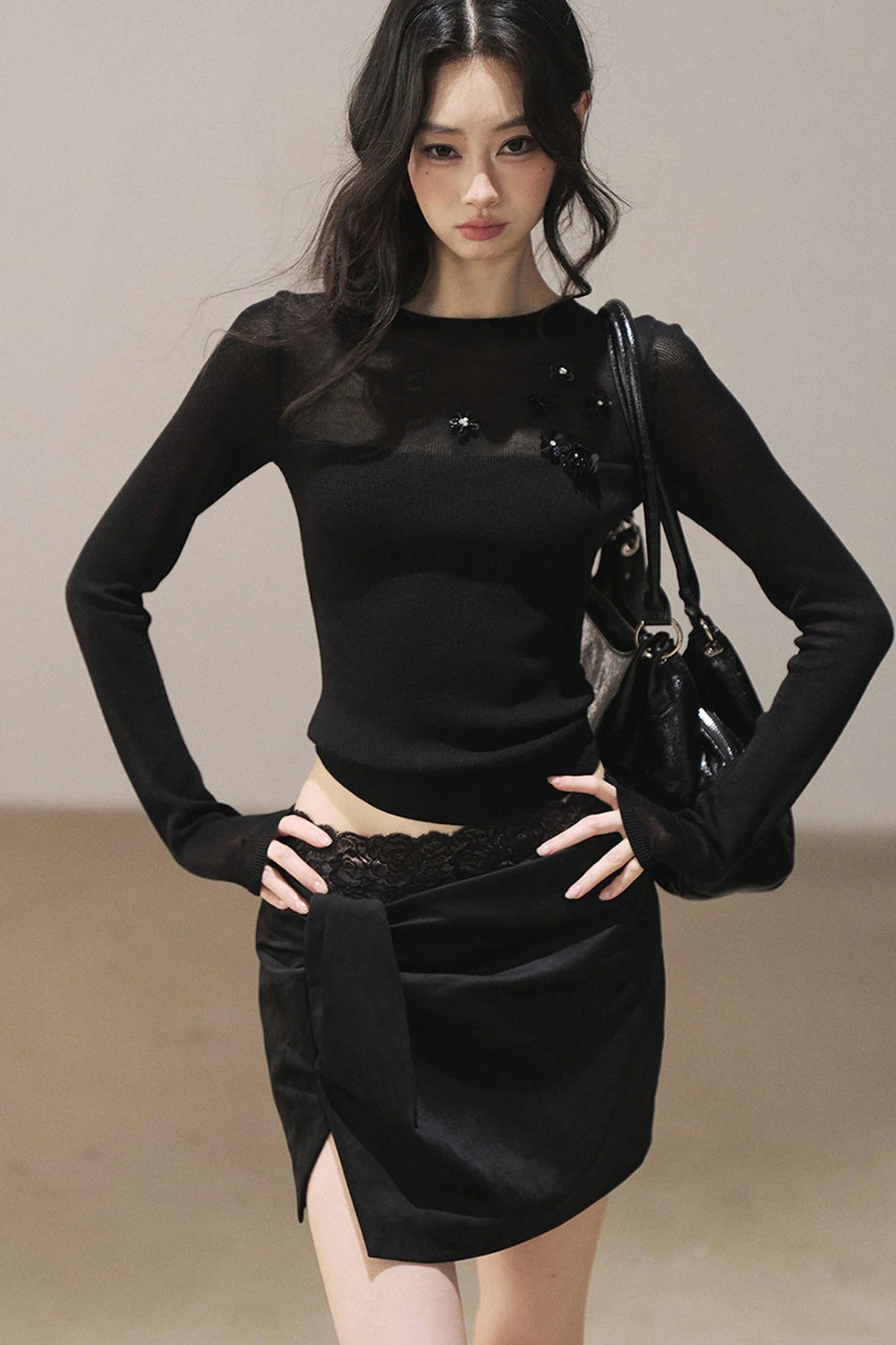 Sheer Autumn Base Blouse