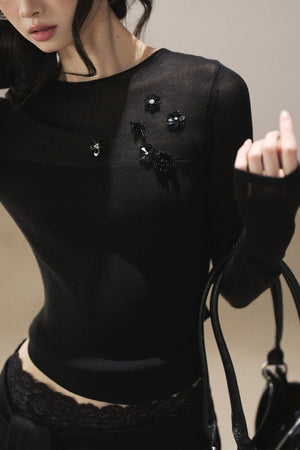 Sheer Autumn Base Blouse