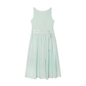 Shell Belt Sleeveless Midi Dress